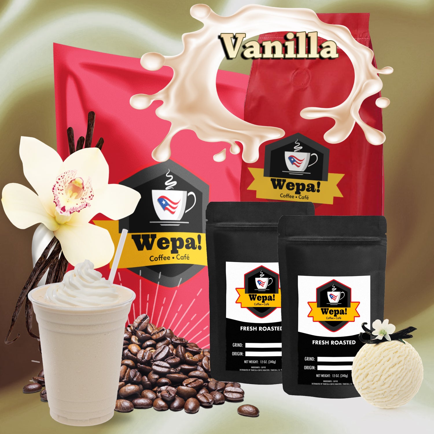 puerto rico coffee vanilla flavor